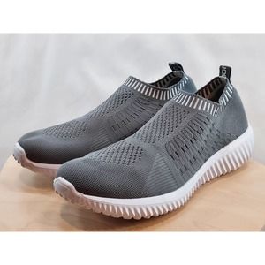 Tioseban Womens | Grey | Slip On Sneakers Size 43W (12.5)